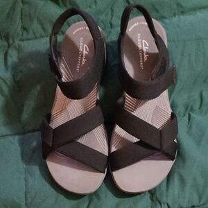 Clarks Cloudstepper Women's Black Sandals